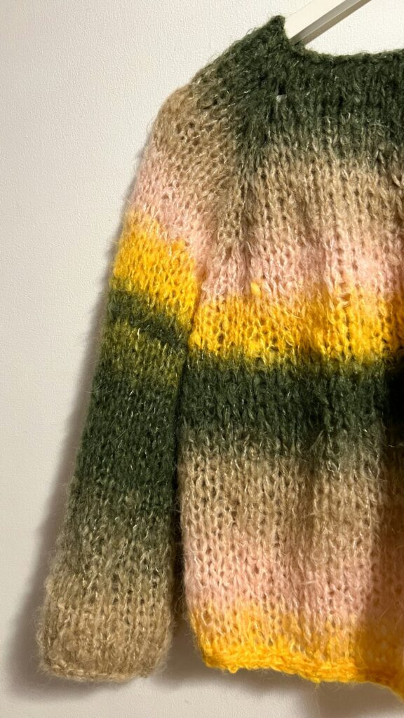 Upcycled Mohair Forest Green Vest